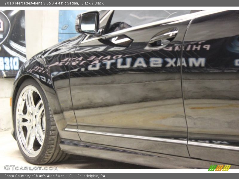 Black / Black 2010 Mercedes-Benz S 550 4Matic Sedan