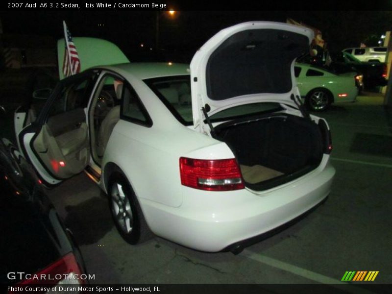 Ibis White / Cardamom Beige 2007 Audi A6 3.2 Sedan