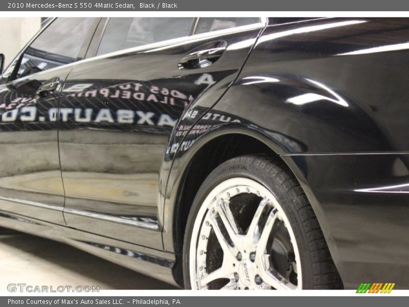 Black / Black 2010 Mercedes-Benz S 550 4Matic Sedan
