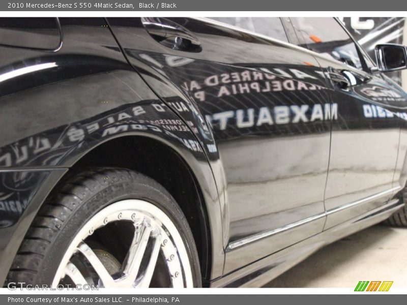 Black / Black 2010 Mercedes-Benz S 550 4Matic Sedan