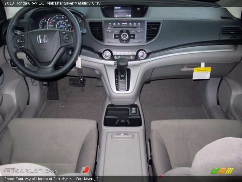 Alabaster Silver Metallic / Gray 2013 Honda CR-V LX