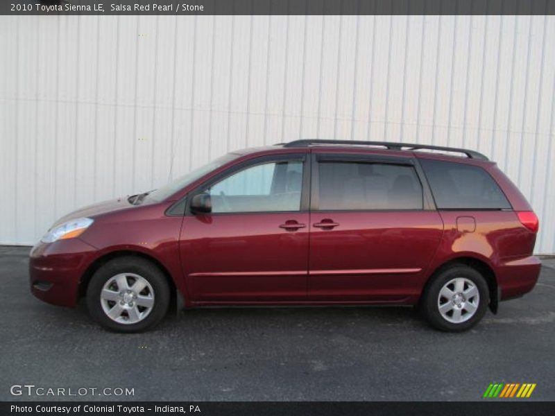  2010 Sienna LE Salsa Red Pearl
