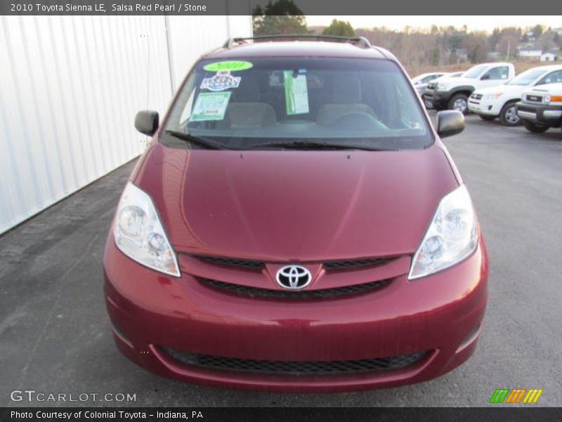 Salsa Red Pearl / Stone 2010 Toyota Sienna LE
