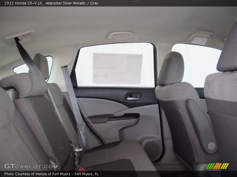 Alabaster Silver Metallic / Gray 2013 Honda CR-V LX
