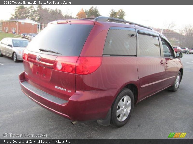 Salsa Red Pearl / Stone 2010 Toyota Sienna LE
