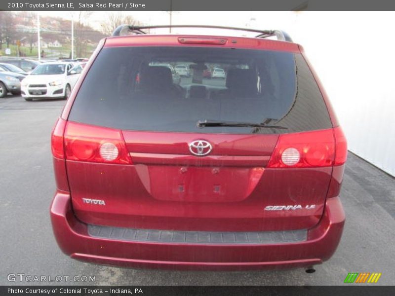 Salsa Red Pearl / Stone 2010 Toyota Sienna LE