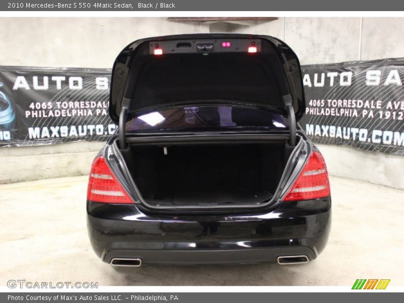 Black / Black 2010 Mercedes-Benz S 550 4Matic Sedan