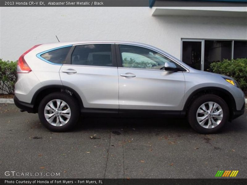 Alabaster Silver Metallic / Black 2013 Honda CR-V EX