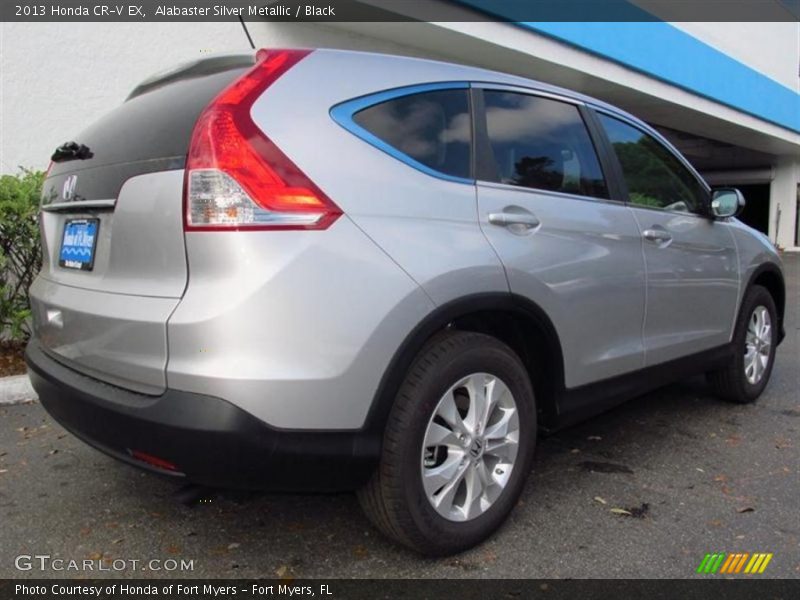 Alabaster Silver Metallic / Black 2013 Honda CR-V EX