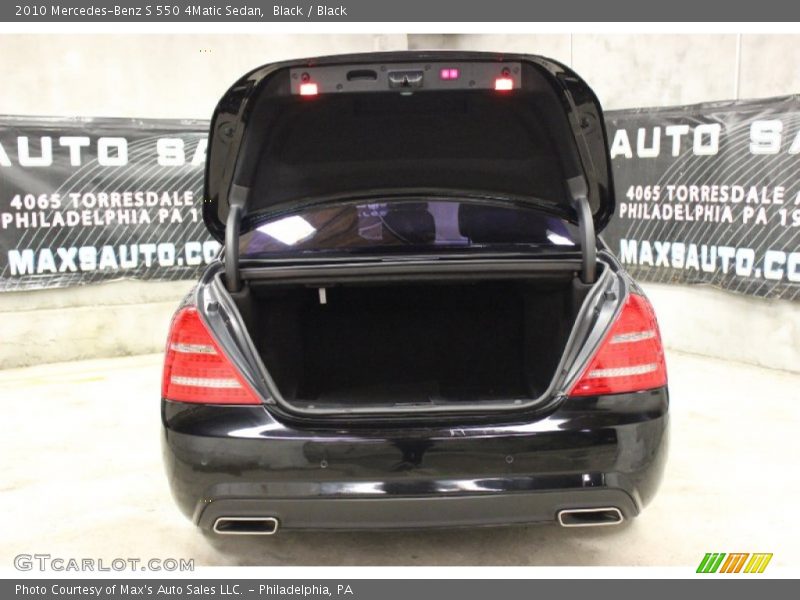 Black / Black 2010 Mercedes-Benz S 550 4Matic Sedan