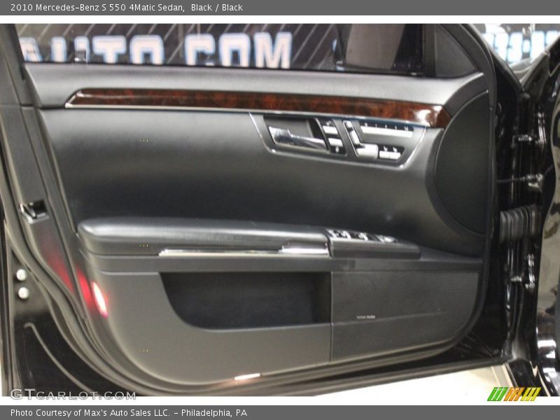 Black / Black 2010 Mercedes-Benz S 550 4Matic Sedan