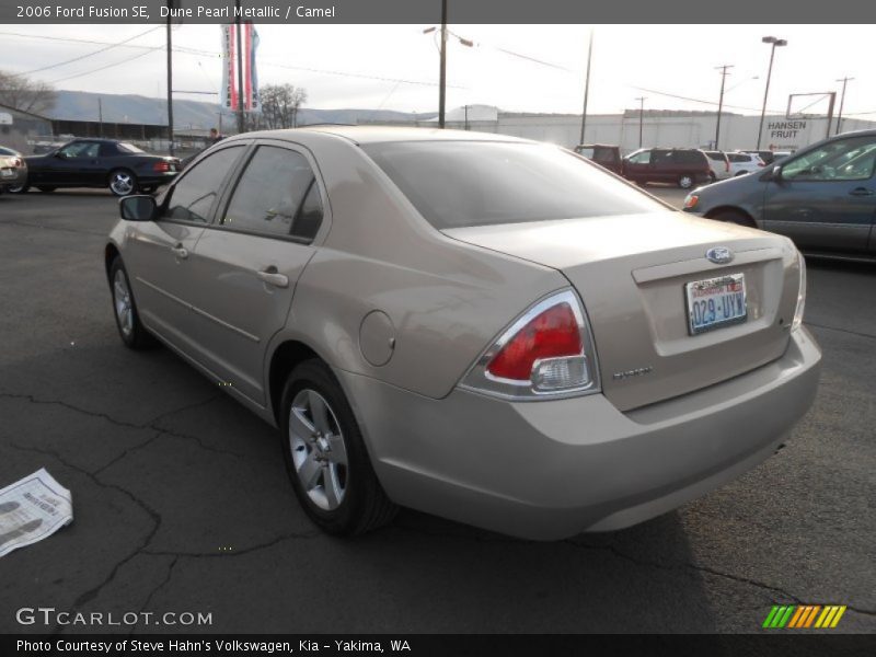 Dune Pearl Metallic / Camel 2006 Ford Fusion SE