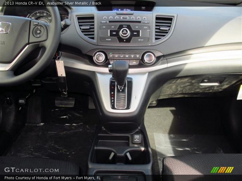 Alabaster Silver Metallic / Black 2013 Honda CR-V EX