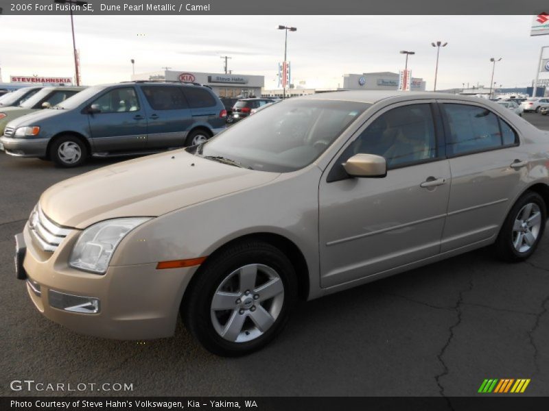 Dune Pearl Metallic / Camel 2006 Ford Fusion SE