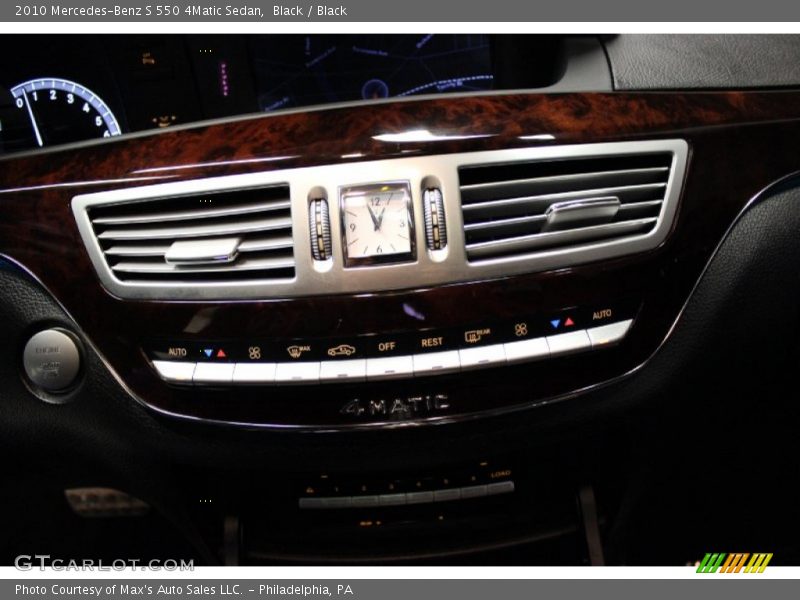 Black / Black 2010 Mercedes-Benz S 550 4Matic Sedan
