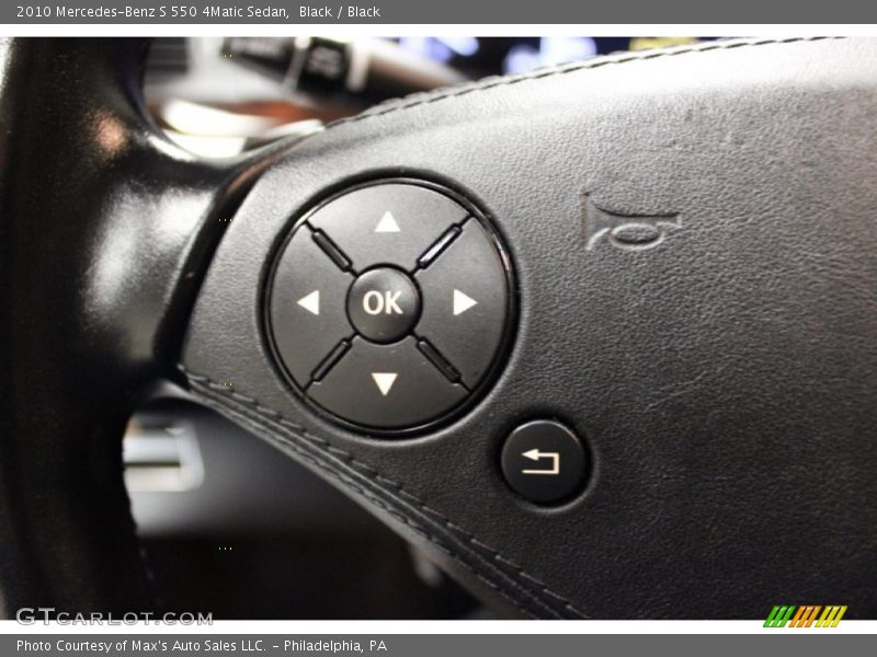 Black / Black 2010 Mercedes-Benz S 550 4Matic Sedan