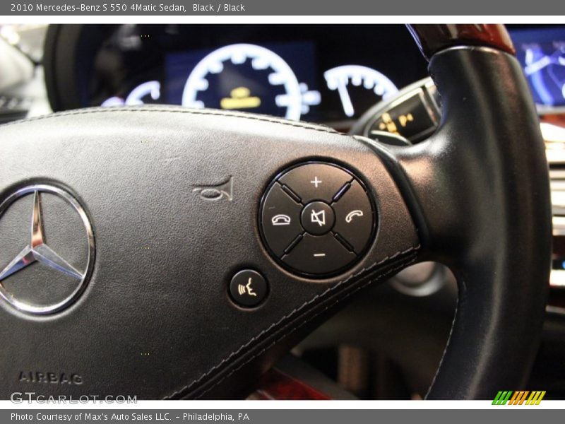 Black / Black 2010 Mercedes-Benz S 550 4Matic Sedan