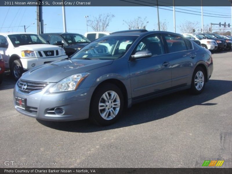 Ocean Gray / Charcoal 2011 Nissan Altima 2.5 SL