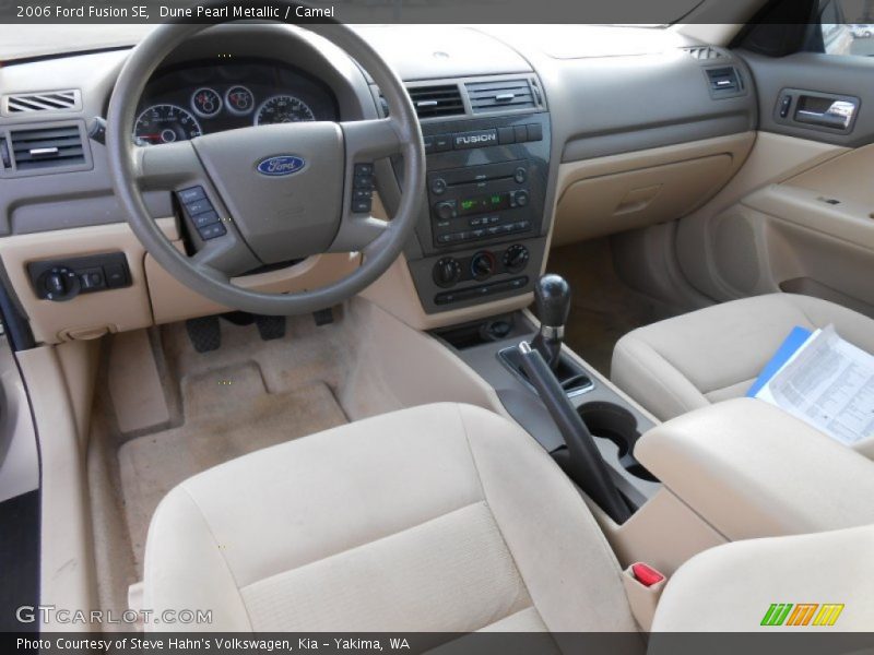 Dune Pearl Metallic / Camel 2006 Ford Fusion SE
