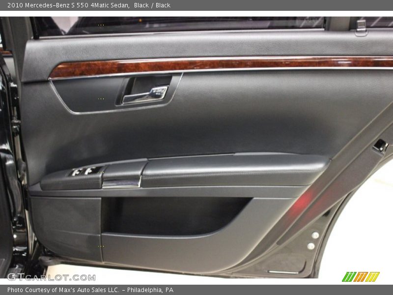 Black / Black 2010 Mercedes-Benz S 550 4Matic Sedan