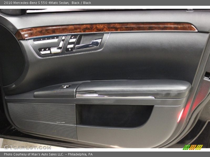 Black / Black 2010 Mercedes-Benz S 550 4Matic Sedan