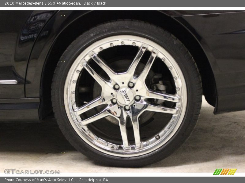 Black / Black 2010 Mercedes-Benz S 550 4Matic Sedan
