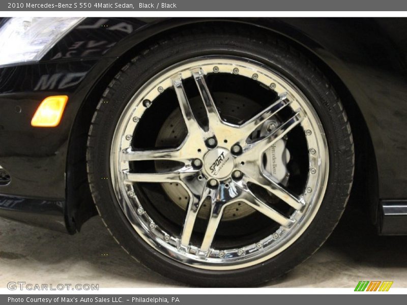 Black / Black 2010 Mercedes-Benz S 550 4Matic Sedan