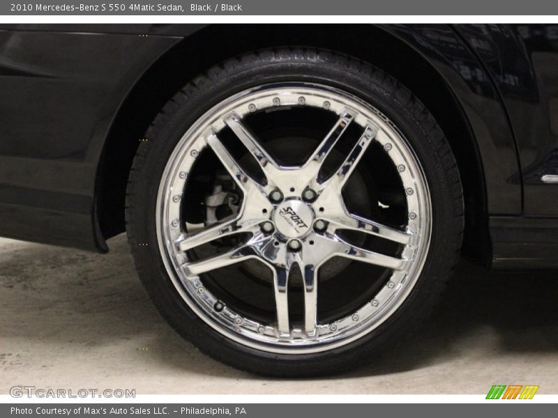 Black / Black 2010 Mercedes-Benz S 550 4Matic Sedan