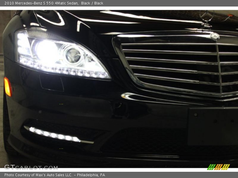 Black / Black 2010 Mercedes-Benz S 550 4Matic Sedan