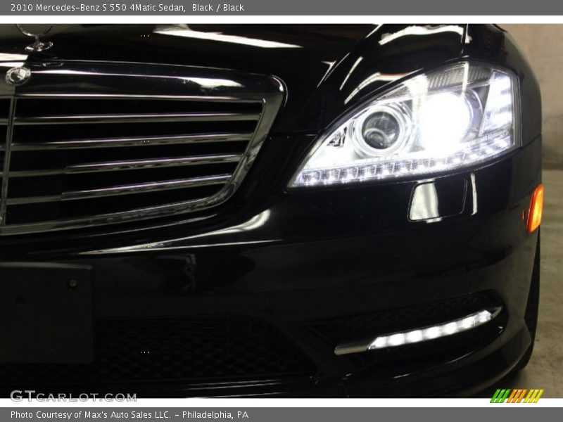 Black / Black 2010 Mercedes-Benz S 550 4Matic Sedan