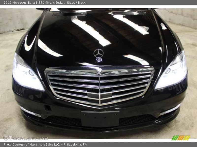 Black / Black 2010 Mercedes-Benz S 550 4Matic Sedan