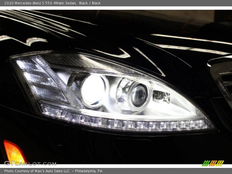 Black / Black 2010 Mercedes-Benz S 550 4Matic Sedan