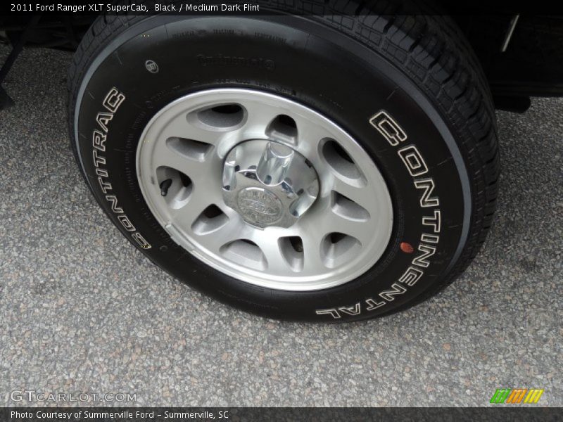 Black / Medium Dark Flint 2011 Ford Ranger XLT SuperCab