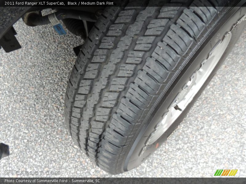 Black / Medium Dark Flint 2011 Ford Ranger XLT SuperCab