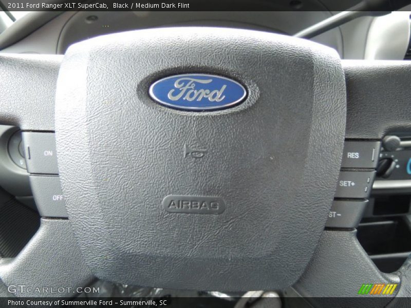 Black / Medium Dark Flint 2011 Ford Ranger XLT SuperCab