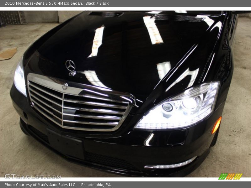 Black / Black 2010 Mercedes-Benz S 550 4Matic Sedan
