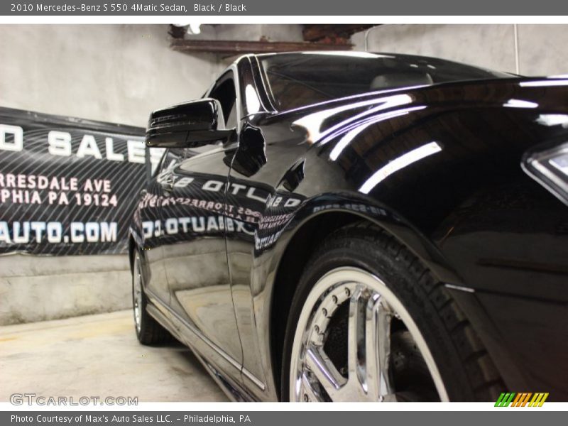 Black / Black 2010 Mercedes-Benz S 550 4Matic Sedan
