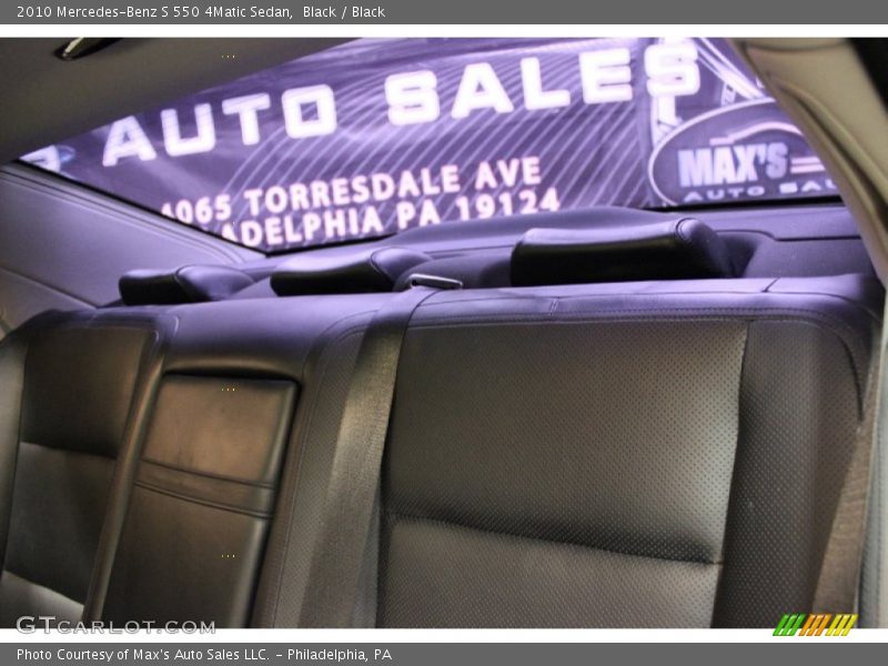 Black / Black 2010 Mercedes-Benz S 550 4Matic Sedan
