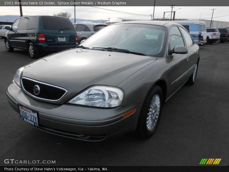 Spruce Green Metallic / Medium Graphite 2001 Mercury Sable GS Sedan