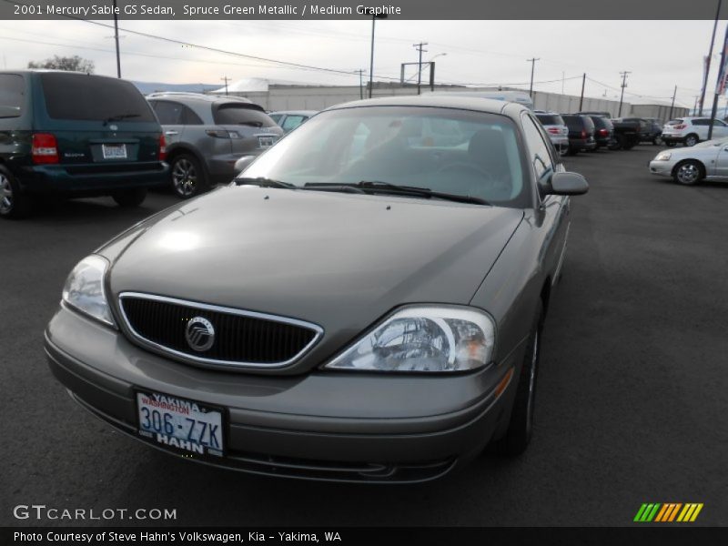 Spruce Green Metallic / Medium Graphite 2001 Mercury Sable GS Sedan