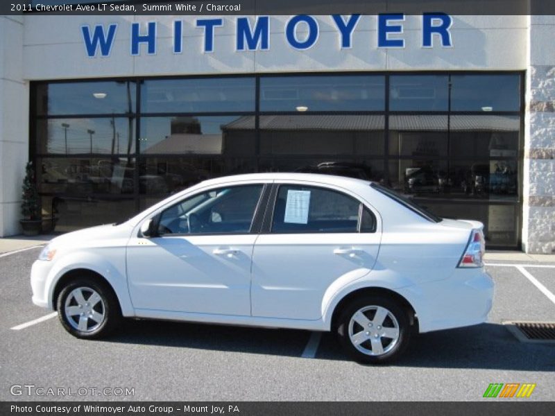 Summit White / Charcoal 2011 Chevrolet Aveo LT Sedan