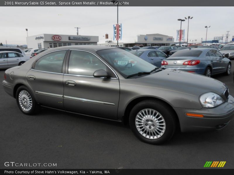 Spruce Green Metallic / Medium Graphite 2001 Mercury Sable GS Sedan