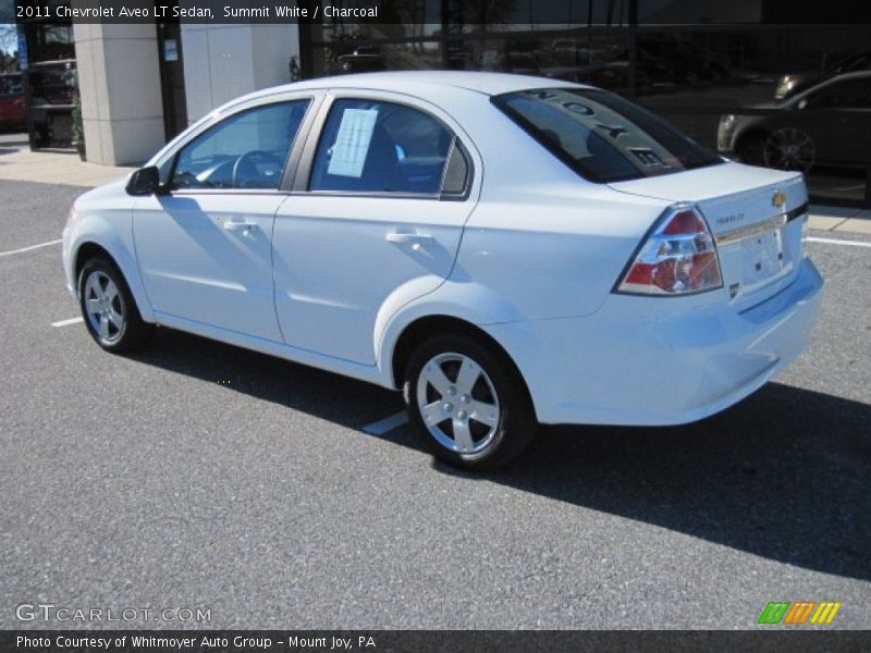 Summit White / Charcoal 2011 Chevrolet Aveo LT Sedan