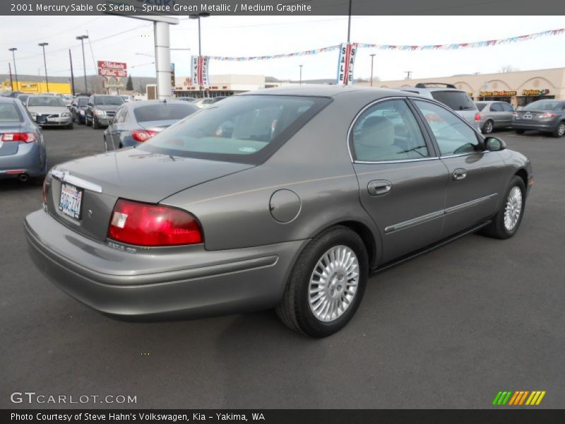 Spruce Green Metallic / Medium Graphite 2001 Mercury Sable GS Sedan