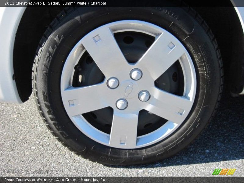 Summit White / Charcoal 2011 Chevrolet Aveo LT Sedan