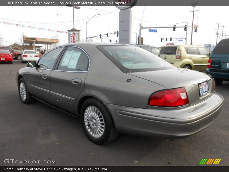 Spruce Green Metallic / Medium Graphite 2001 Mercury Sable GS Sedan