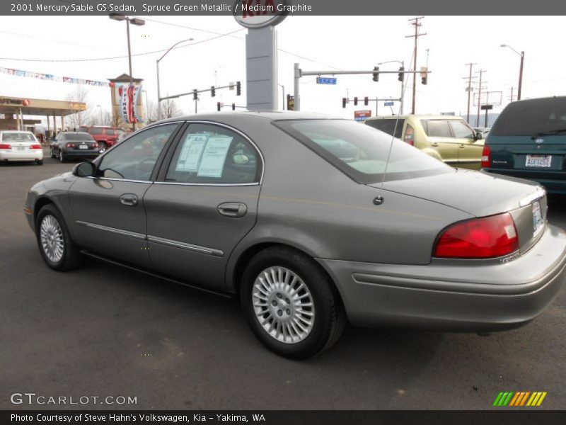 Spruce Green Metallic / Medium Graphite 2001 Mercury Sable GS Sedan