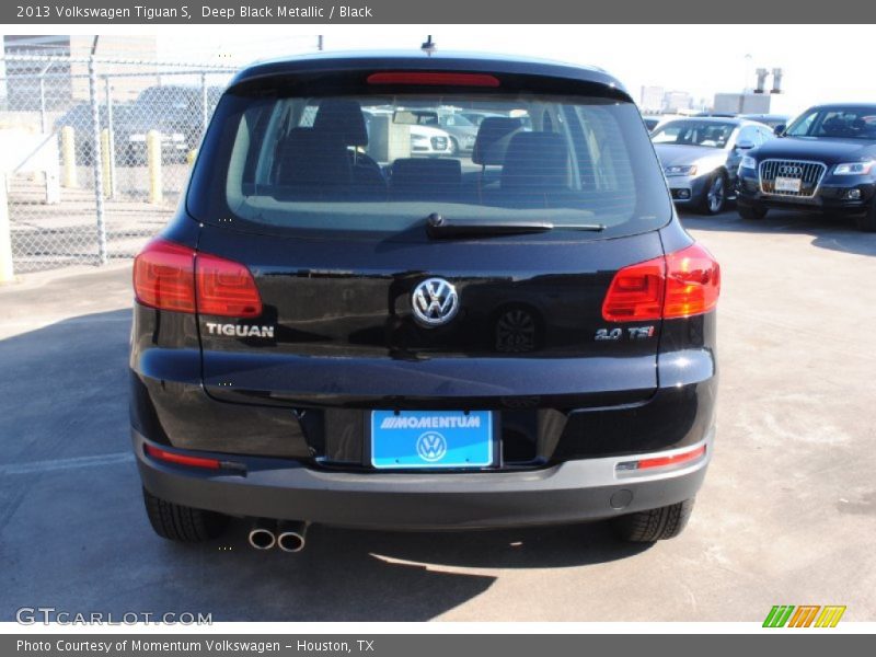 Deep Black Metallic / Black 2013 Volkswagen Tiguan S