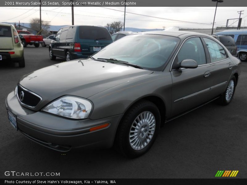Spruce Green Metallic / Medium Graphite 2001 Mercury Sable GS Sedan