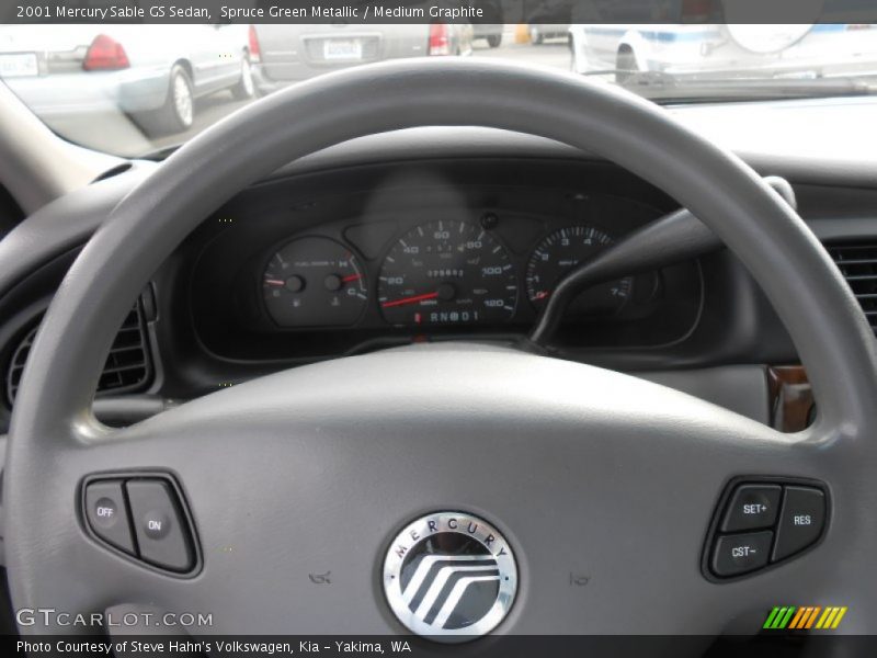 Spruce Green Metallic / Medium Graphite 2001 Mercury Sable GS Sedan